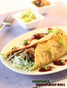 Aloo Tikki Wrap