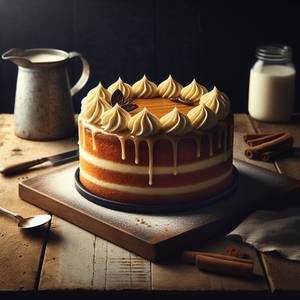 Eggless butterscotch cake 450 g
