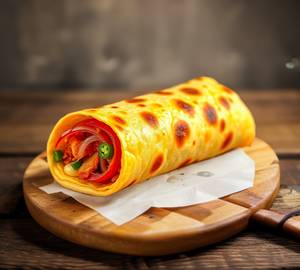 Double egg chicken roll