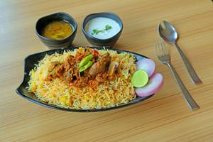 Mushroom biryani