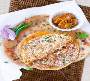 3 piece paneer paratha