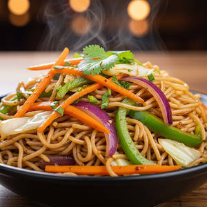 Veg hakka noodles