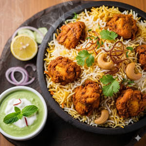 Chicken fry biryani