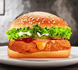Fried chicken burger
