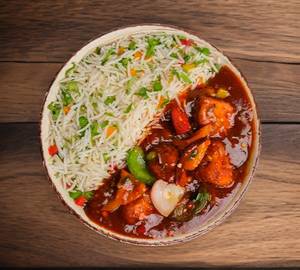 Fried rice chicken combo