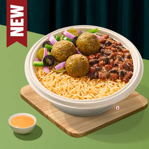 Chicken Meatball Rice Bowl (Chipotle/Biryani Sauce)