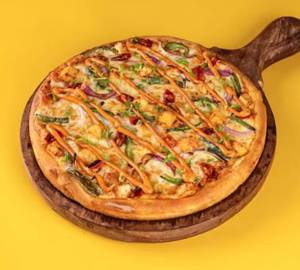 Paneer peri peri pizza