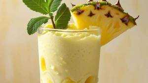 Pineapple milkshake