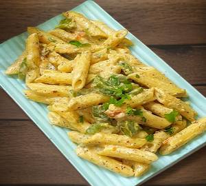 Cheesey white sauce pasta