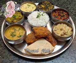 Chingri malai curry thali