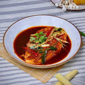 John Dory In Spicy Thai Herbs @ Tangy Sauce