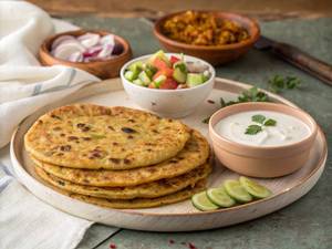 Methi aloo paratha