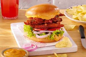 Chicken Rocky Road Burger