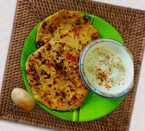 Gobi matar paratha