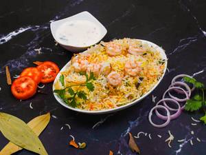 Prawns Hyderabadi Biryani