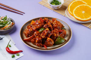 Fried Cauliflower In Orange Sauce