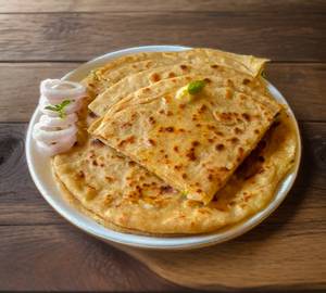 1 plain paratha with achar