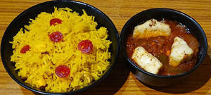 Basanti Pulao With Chilly Paneer Combo