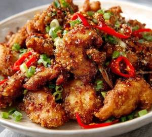 Chicken Pepper Salt Boneless