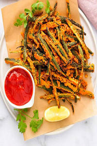Kurkurit Bhindi