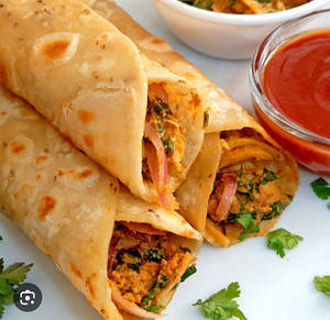 Double Chicken Keema Roll