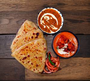Butter Chicken with 2 Plen Paratha