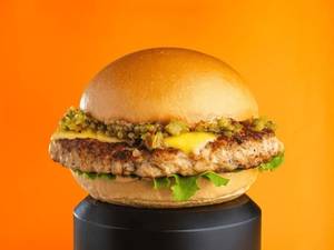 Chicken & Cheese Smash Burger