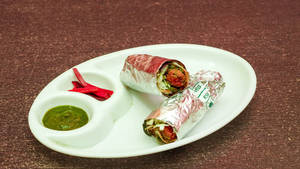 Mix Veg. Seekh Kehab Roll