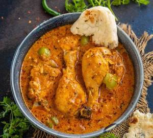 Butter chicken paratha