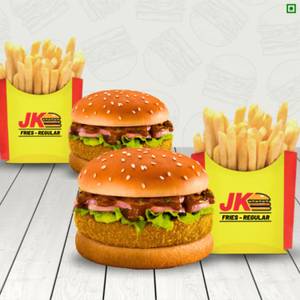 2 Classic Cheese Burst Burger + 2 Fries