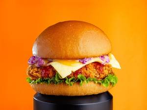 Korean Fried Chicken Burger