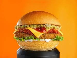 Guacamole Black Bean Burger