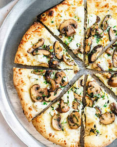 Bbq Mushroom Pizza