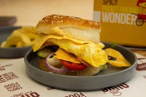 Omlette Lays Bun