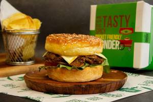 Mushroom Cheese Burger