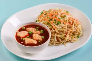 Chicken Manchurian Noodles