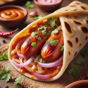 Chicken Sausage Egg Roll