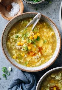 Egg Sweet Corn Soup