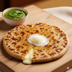 Cheese loaded paratha
