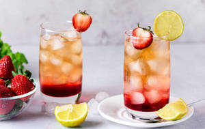 Strawberry Ice Tea