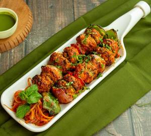 Stuffed Achari Mushroom