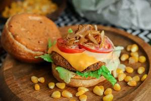Spinach And Corn Burger
