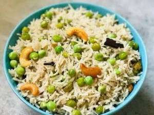 Green Peas Pulao