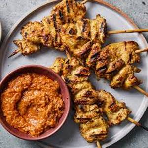 Chicken satay [6 pieces]