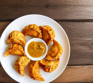 Paneer momos fried