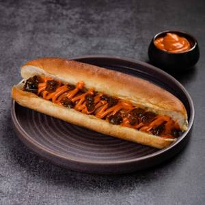 Cheesy Chicken Hot Dog