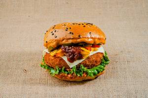 Veg Mexican Bean Patty Burger