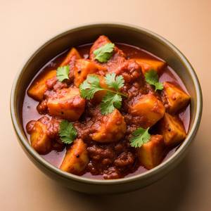 Dry aloo tamatar sabji