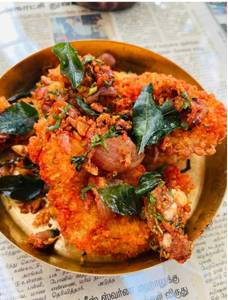 Karaikudi fried prawns