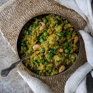 Green Peas Pulao
